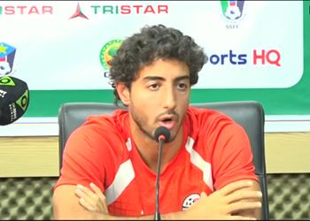 محمد هاني لدينا هدف واحد أمام جنوب السودان ولم نأتي من أجل نزهة