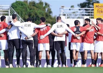 منتخب مصر يختتم تدريباته استعدادًا لمواجهة جنوب السودان