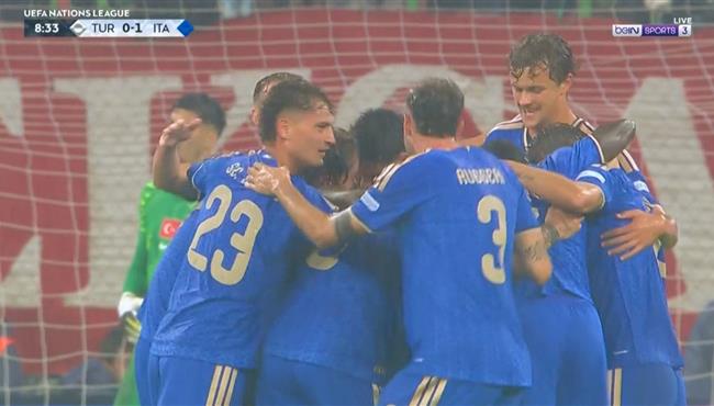 اهداف مباراة ايطاليا وتركيا في دوري الامم الاوروبية