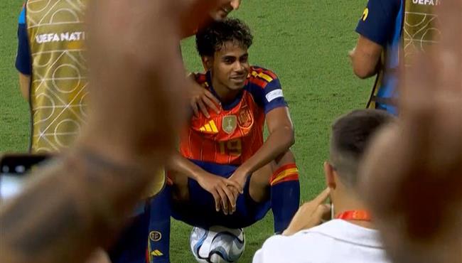هدف لامين يامال الثاني في مرمي كرواتيا بدوري الامم الاوروبية