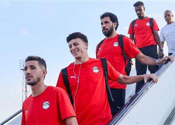 بعثة منتخب مصر تصل القاهرة بعد خماسية جنوب السودان
