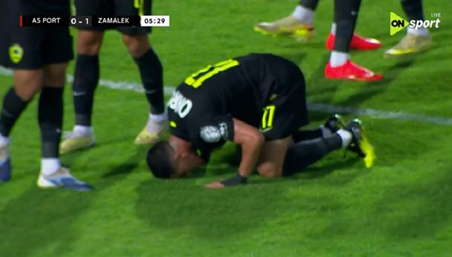 هدف محمد شحاته في مرمي بورت بدوري ابطال افريقيا