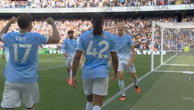 اهداف مباراة مانشستر سيتي وكوفنتري سيتي في الدوري الانجليزي