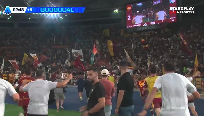 اهداف مباراة روما واتالانتا 2 1 الدوري الايطالي