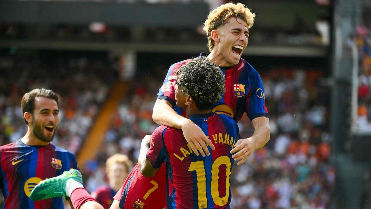 فيديو | فيرمين لوبيز يسجل هدف برشلونة الثاني أمام فالنسيا