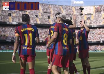 فيديو بيدري يسجل هدف برشلونة الرابع ولامين يامال يحرز الخامس أمام فالنسيا
