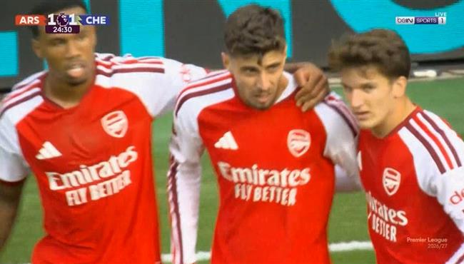 هدف كاي هافيرتز الرائع في مرمي تشيلسي بالدوري الانجليزي