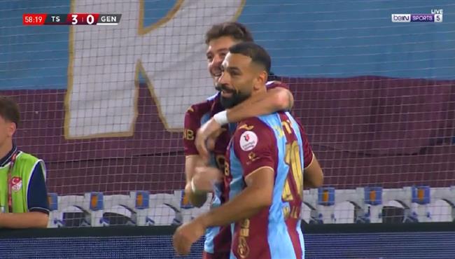 هدف طرابزون سبور الرابع في مرمي جنتشلر بيرليجي اسيست محمد صلاح