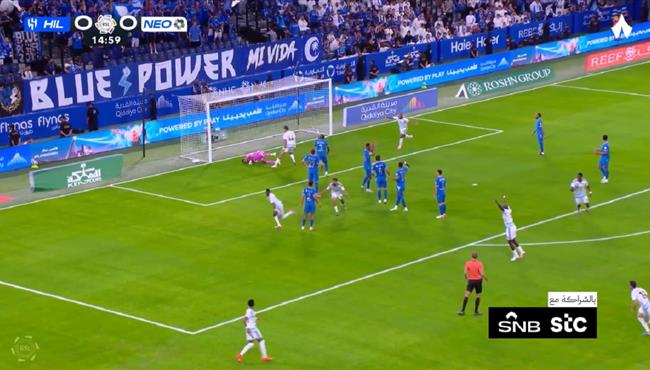 اهداف مباراة الهلال ونيوم في الدوري السعودي