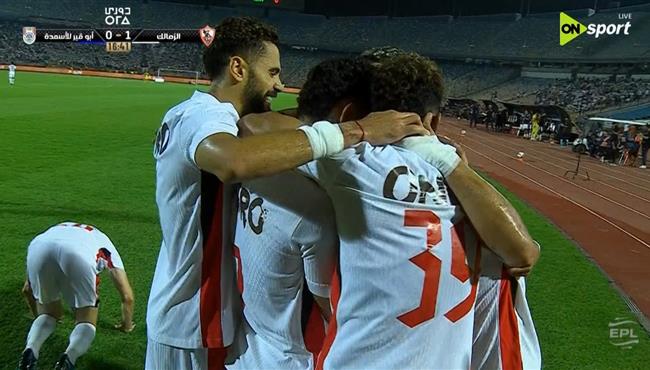 اهداف مباراة الزمالك وابو قير للاسمدة في الدوري المصري