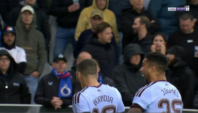 هدف بوينديا في مرمي كلوب بروج بدوري ابطال اوروبا