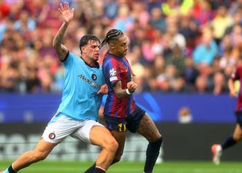 رافينها يدخل التاريخ في مباراة برشلونة وفينورد بـ دوري أبطال أوروبا