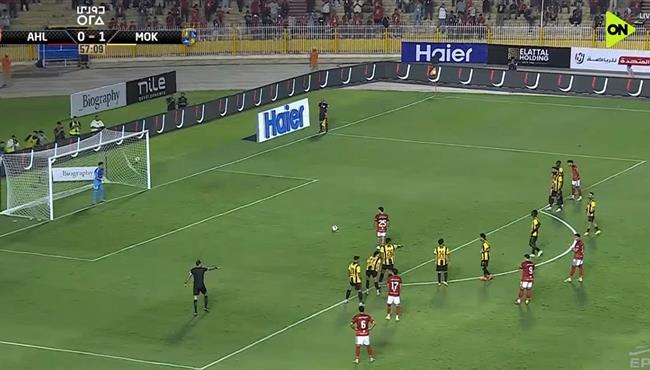 هدف زيزو في مرمي المقاولون العرب بالدوري المصري