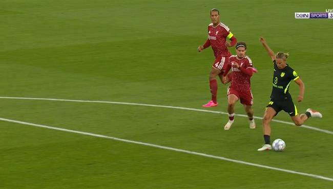 هدف اتلتيكو مدريد الاول في مرمي ليفربول بدوري ابطال اوروبا