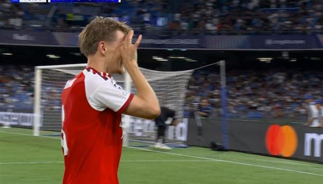 هدف اوديجارد الرائع في مرمي نابولي بدوري ابطال اوروبا