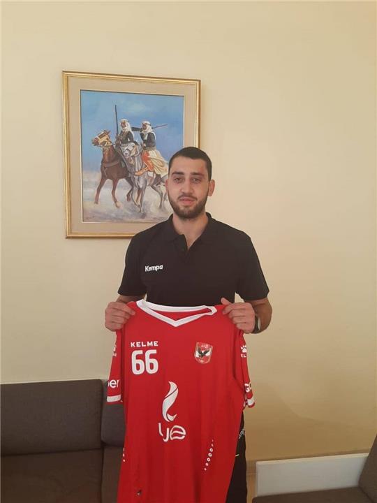 اسكندر زايد لاعب اليد في الأهلي