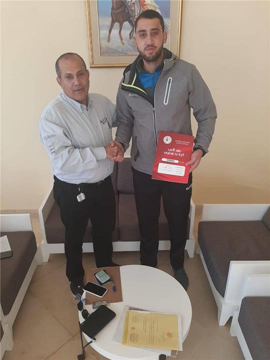 اسكندر زايد لاعب اليد في الأهلي