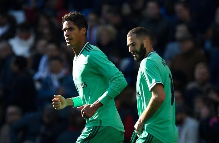 رفائيل فاران وكريم بنزيما مسجلي أهداف ريال مدريد أمام اسبانيول