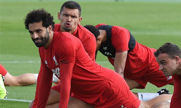 محمد صلاح في تدريبات ليفربول