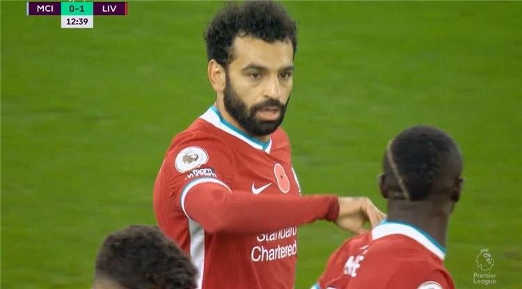 محمد صلاح وساديو ماني في مباراة ليفربول ومانشستر سيتي