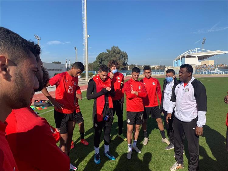 تدريبات منتخب الشباب استعدادا لمباراة تونس