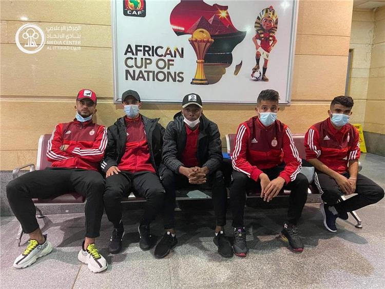 فريق الاتحاد الليبي في مطار القاهرة