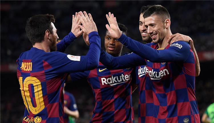 فريق برشلونة منافس نابولي في دوري أبطال أوروبا