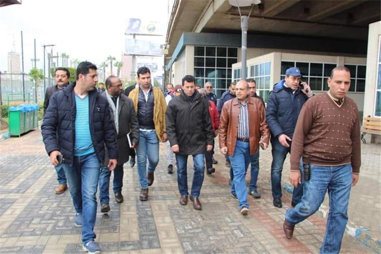 وزير الرياضة في جولة تفقدية