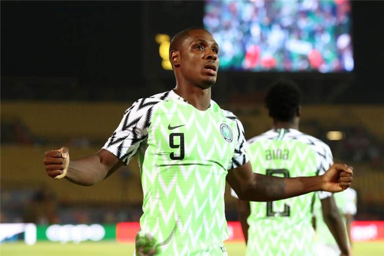 اوديو ايجالو مع منتخب نيجيريا في كاس امم افريقيا 2019 في مصر