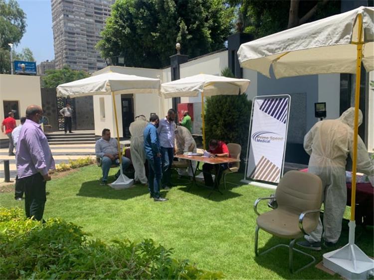 خضوع العاملين والموظفين في اتحاد الكرة لـ مسحة الكشف غن كورونا