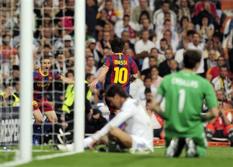 ليونيل ميسي وهدفه في ريال مدريد 2011