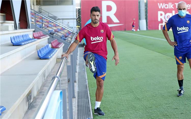 لويس سواريز في تدريبات برشلونة - 31 اغسطس 2020