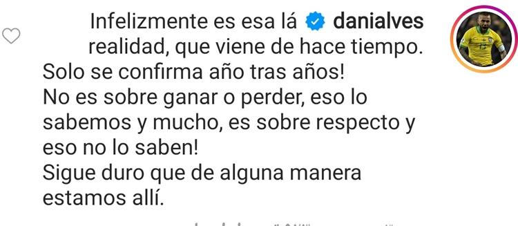 تعليق داني ألفيس