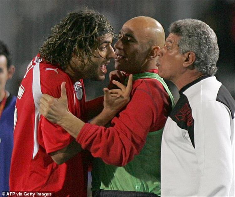 حسن شحاتة وميدو وحسام حسن