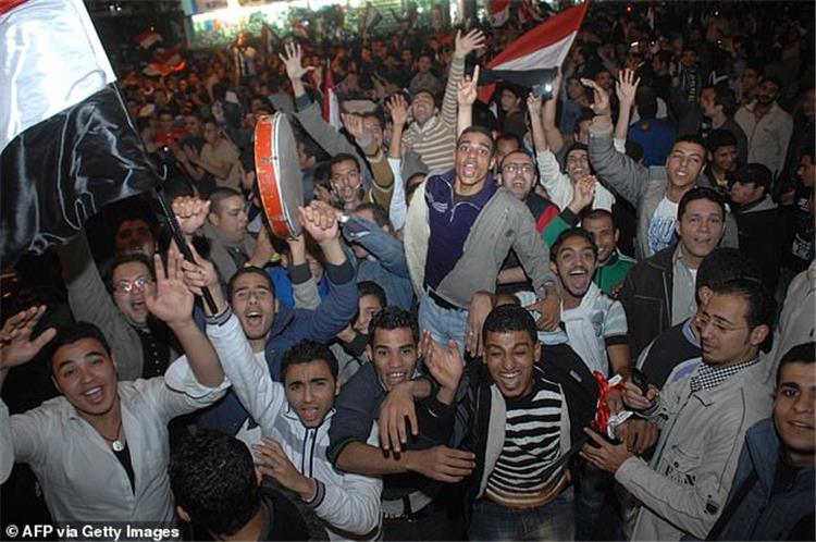 احتفالات الجماهير المصرية