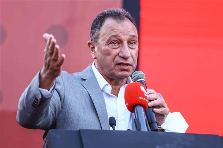 الخطيب في افتتاح جراج الأهلي