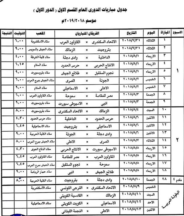 Ø§Ù„Ù…Ø³Ø§Ø¨Ù‚Ø§Øª ØªØ¹Ù„Ù† Ù…ÙˆØ¹Ø¯ Ø§ Ø¬Ø¯ÙŠØ¯ Ø§ Ù„Ù…Ø¨Ø§Ø±Ø§Ø© Ø§Ù„Ø£Ù‡Ù„ÙŠ ÙˆØ§Ù„Ø¥Ø³Ù…Ø§Ø¹ÙŠÙ„ÙŠ ÙÙŠ Ø§Ù„Ø¯Ø±ÙˆÙŠ Ø§Ù„Ù…ØµØ±ÙŠ Ø¨Ø·ÙˆÙ„Ø§Øª