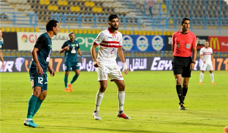 فرجاني ساسي ومحمود  توية في مباراة الزمالك ضد انبى اليوم