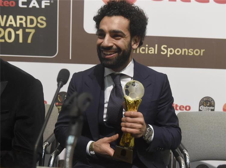 فوز محمد صلاح بجائزة افضل لاعب في افريقيا