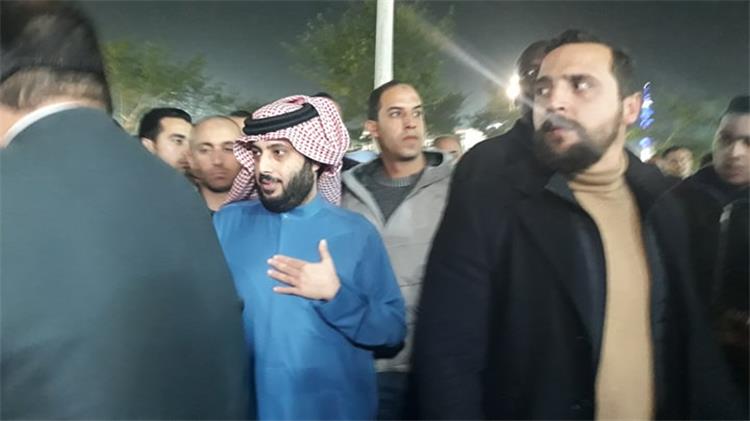 زيارة تركي ال الشيخ لنادي الزمالك