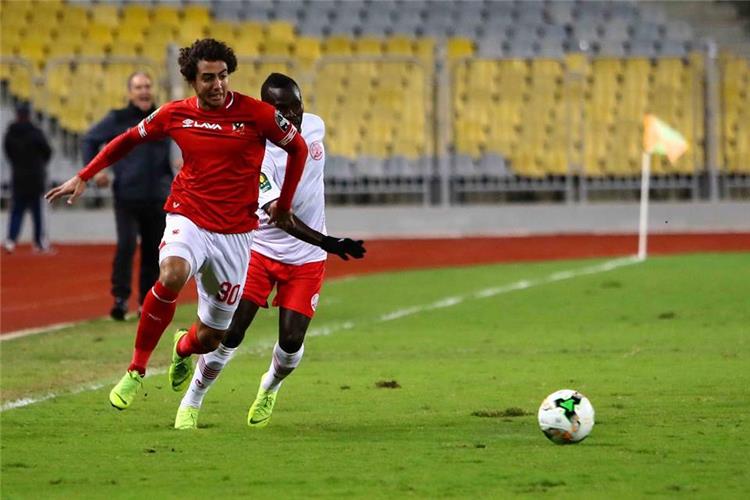 محمد هانى في مباراة الاهلى ضد سيمبا بدوري ابطال افريقيا 2019