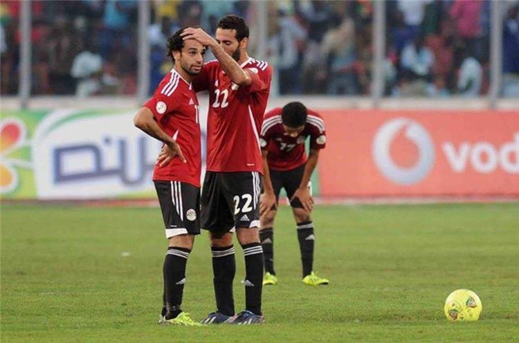 محمد صلاح وأبوتريكة في مباراة مصر وغانا 6-1