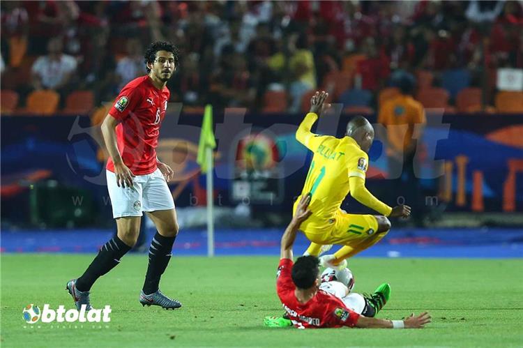 مباراة مصر في كان 2019 امام زيمبابوي