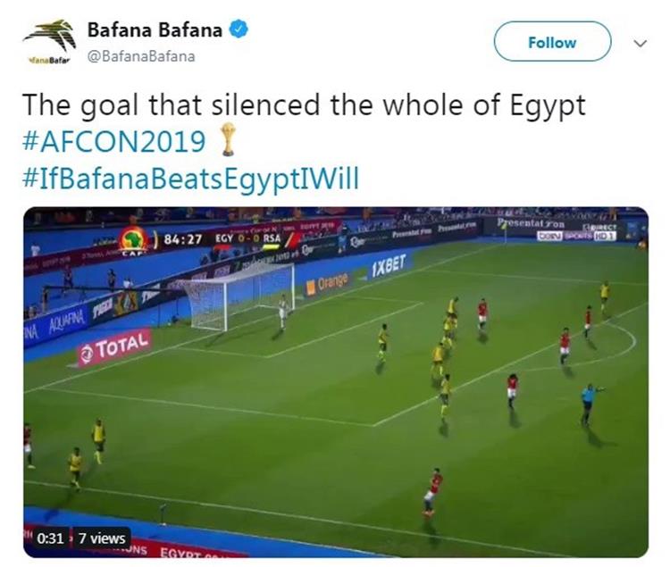 سخرية جنوب افريقيا من مصر بعد الخروج من كاس امم افريقيا