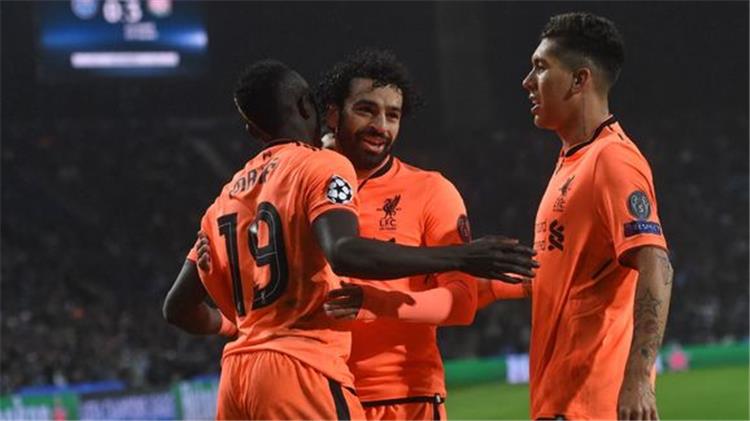 محمد صلاح وماني وفيرمينو