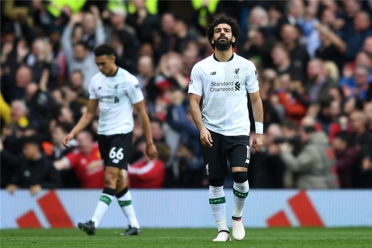 محمد صلاح يفشل في ترك بصمته أمام مانشستر يونايتد بالشوط الأول