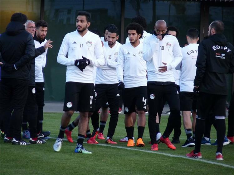 لاعبو منتخب مصر في معسكر سويسرا قبل مباراة اليونان