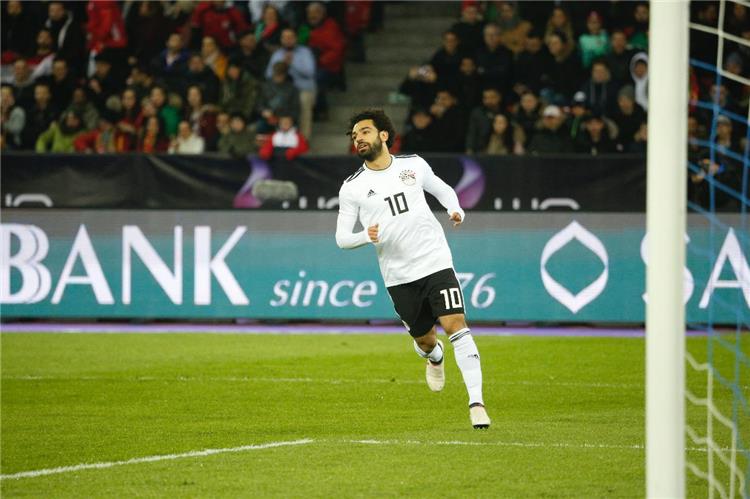 محمد صلاح خلال مباراة مصر والبرتغال