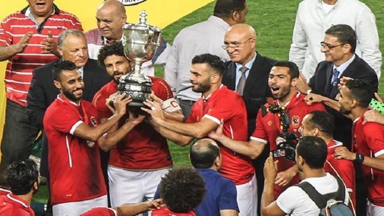 فريق الأهلي بطلا لكأس مصر