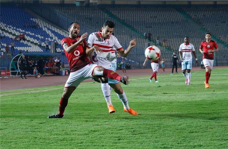 وليد سليمان في مباراة الاهلى والزمالك